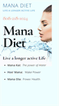 Mobile Screenshot of manadiet.com